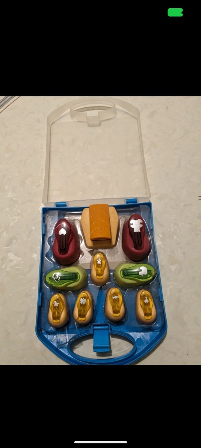 Lot de 10 mini-perforatrices papier différents motifs pour loisirs créatifs. - photo numéro 4