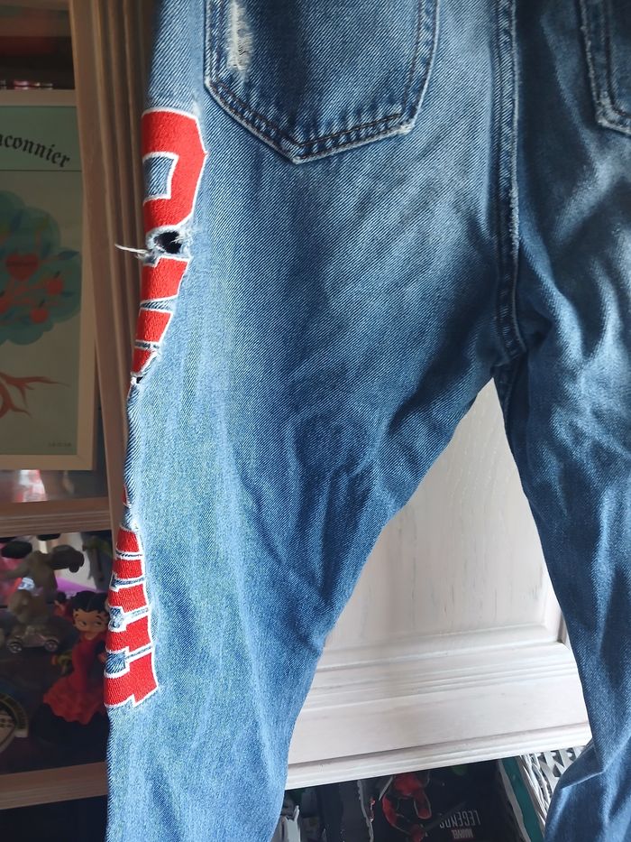 Jeans troués T34 bleu - photo numéro 6