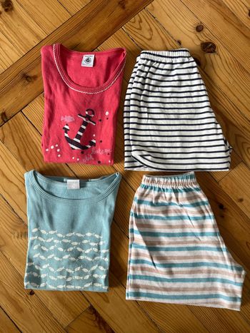Pyjamas été Petit Bateau 8 ans