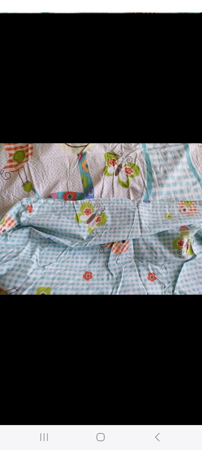 Parure housse de couette taie d'oreiller et drap housse - photo numéro 4