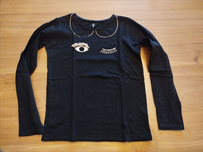 Tee shirt manche longue fille