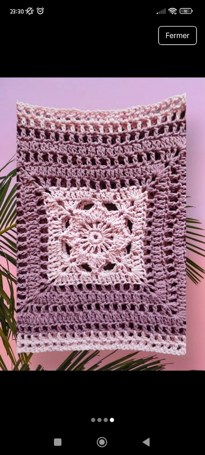 Debardeur/top granny Handmade - photo numéro 4