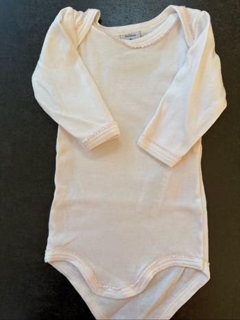 Body Petit bateau 3 mois manches longues