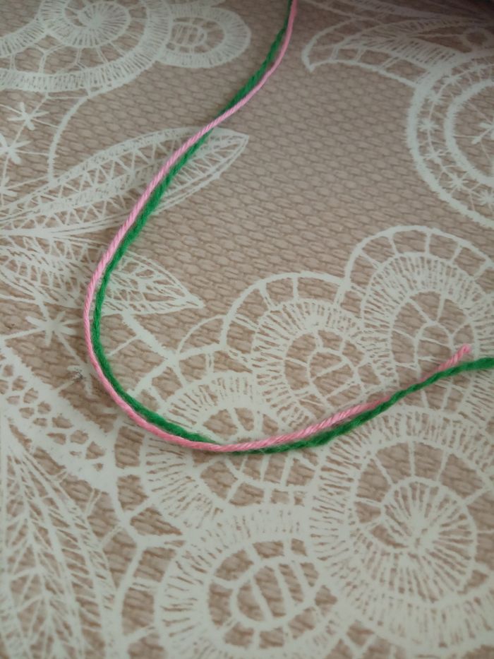 Lot de 5 Pelotes Tons Roses et Verts (510g) - photo numéro 4