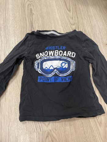 T-shirt snowboard 4/5 ans