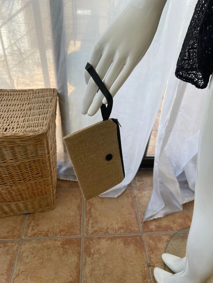 Sac de plage en toile de jute - photo numéro 3