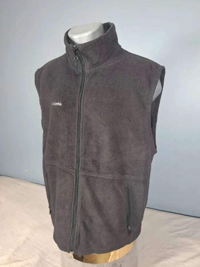 Gilet polaire Columbia Sportswear zippé – Homme L - logo brodé (590) - photo numéro 5