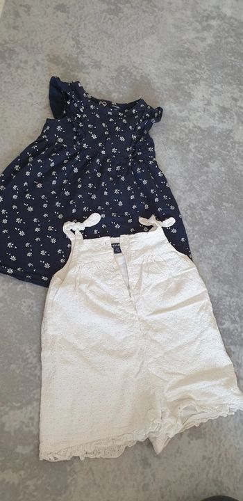 Lot de 2 robes bébé 18/ 24 mois