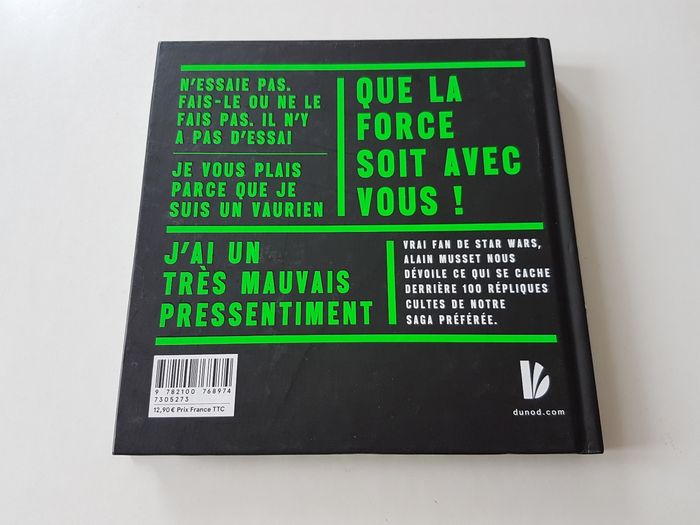 Livre Autant Embrasser un Wookiee ! 100 répliques cultes de la saga Star Wars Alain Musset Dunod - photo numéro 2