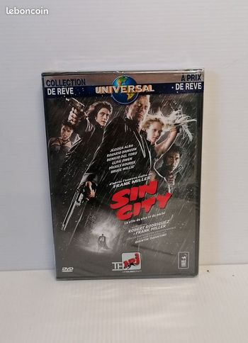 Dvd SIN CITY VF (Bruce Willis, Jessica Alba, Mickey Rourke (Neuf sous blister)