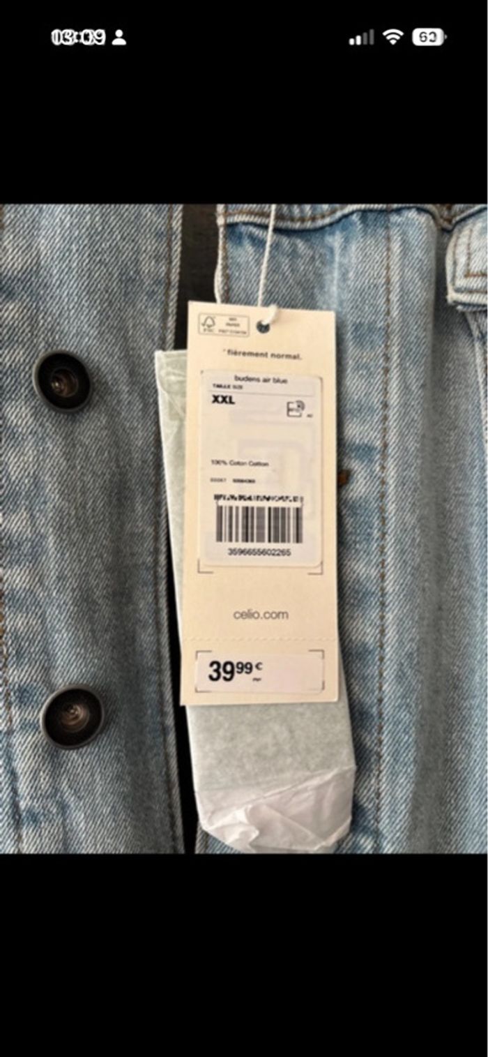 Veste en jean Celio - photo numéro 4