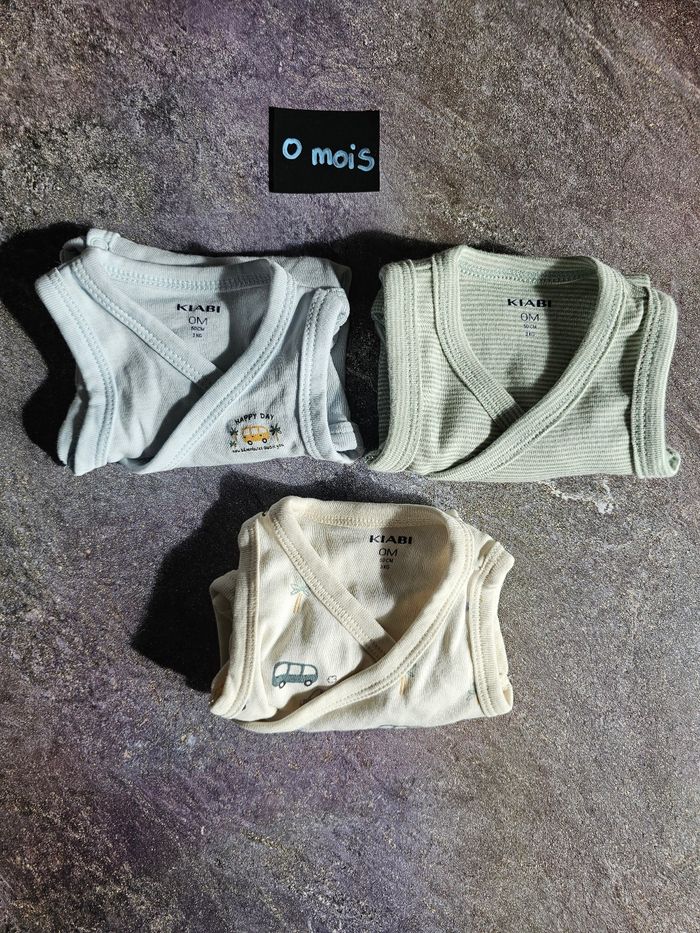 Lot de 3 body bébé naissance
