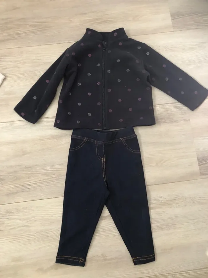 Lot vêtements bébé fille 9-12 mois - photo numéro 2