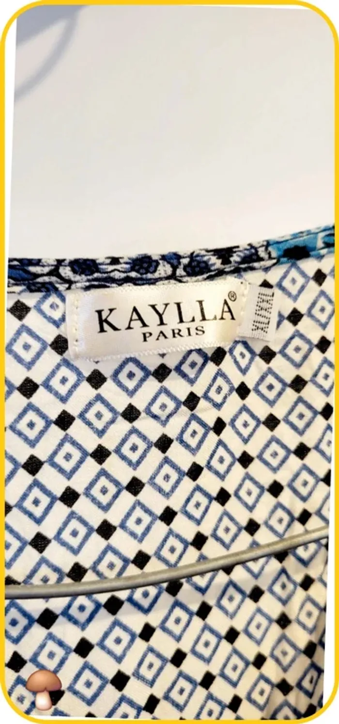Robe sans manches imprimée géométrique – Kaylla – Taille XL/XXL
- Très bon état - Blanc Noir Bleu - photo numéro 4