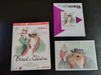 COMBO Blu Ray + DVD Ernest et Célestine (Benjamin Renner, Vincent Patar)