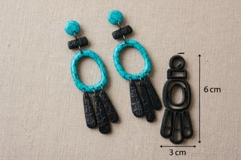 0Emporte-pièce pampille articulée moderne – Forme graphique suspendue – Bijoux DIY