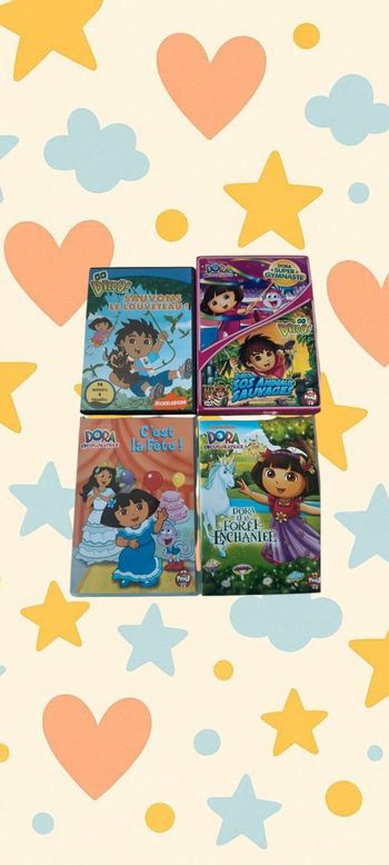 Lot de 5 DVD Dora et Diégo