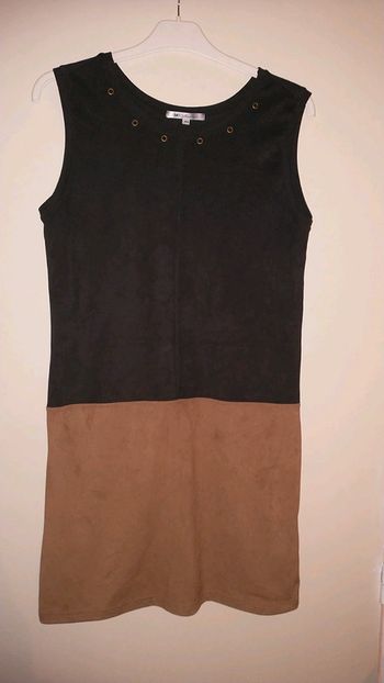 Jolie robe noire et brune taille 40