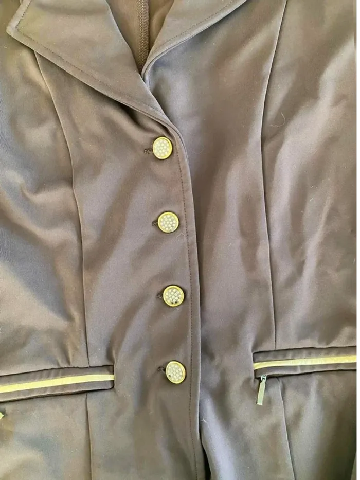 Veste  de  concours Equi-Thème –  Taille 36  –  Très  bon état  – Logo  brodé - photo numéro 4