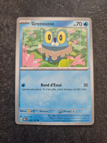 Carte pokemon Grenousse pv70