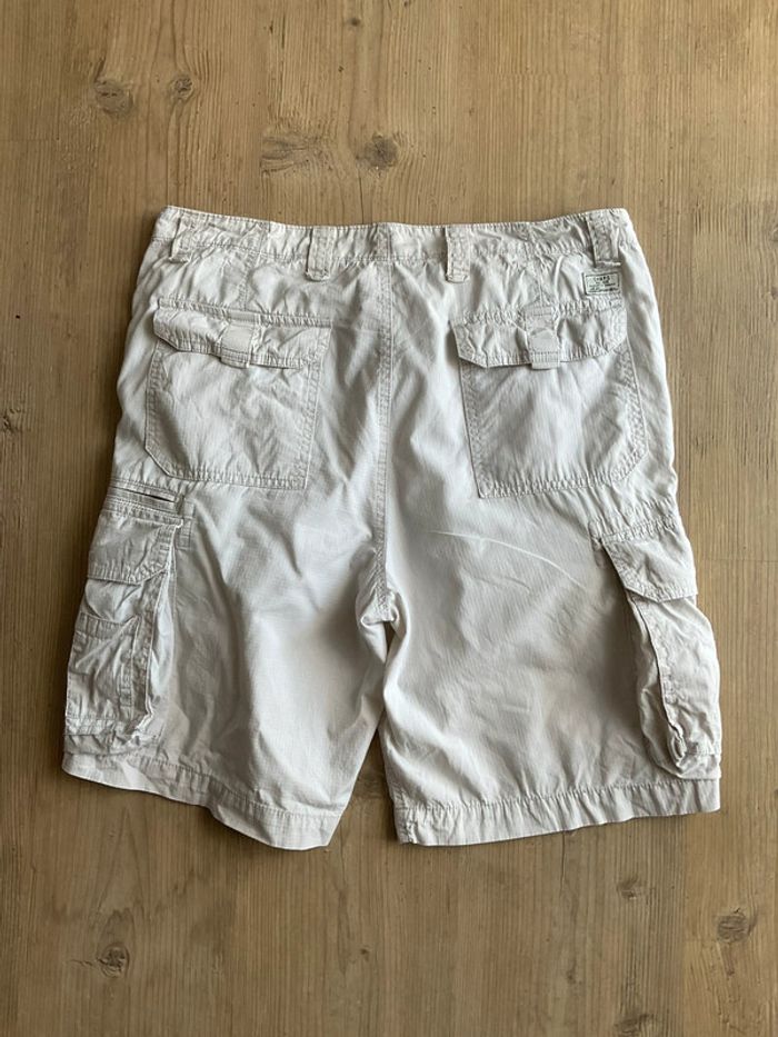 Short cargo beige crème pour homme Chaps taille W33 FR42 434 - photo numéro 2