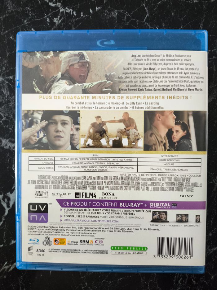 Un Jour dans la Vie de Billy Lynn en Blu-ray - photo numéro 2