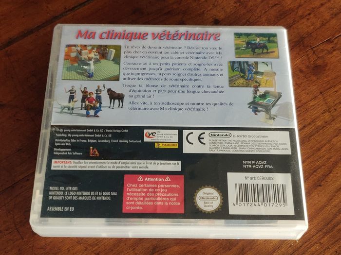 Jeu Nintendo DS - Ma clinique vétérinaire - photo numéro 3