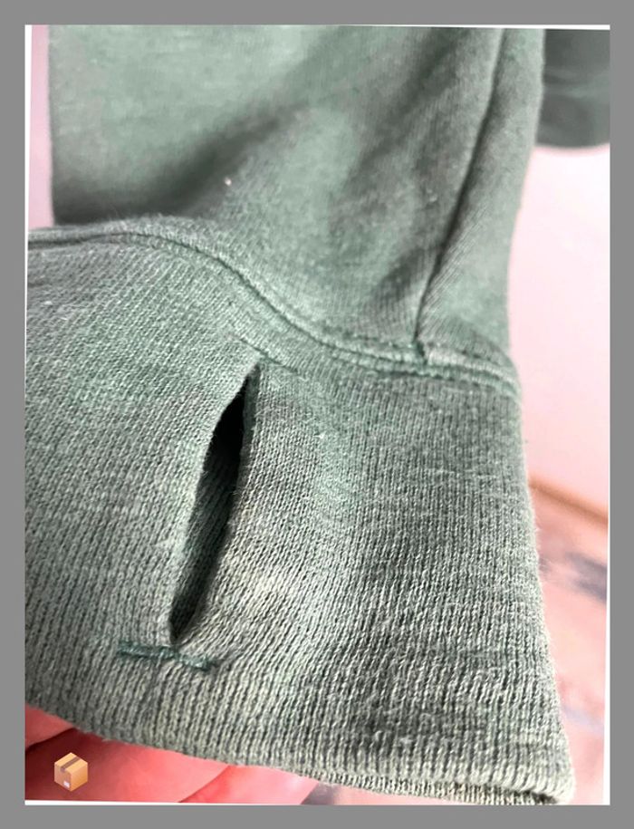 🧥 Sweat à capuche Carhartt – Taille L – Vert kaki – Homme - photo numéro 4