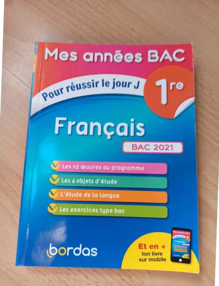 Mes années bac 1 ère français