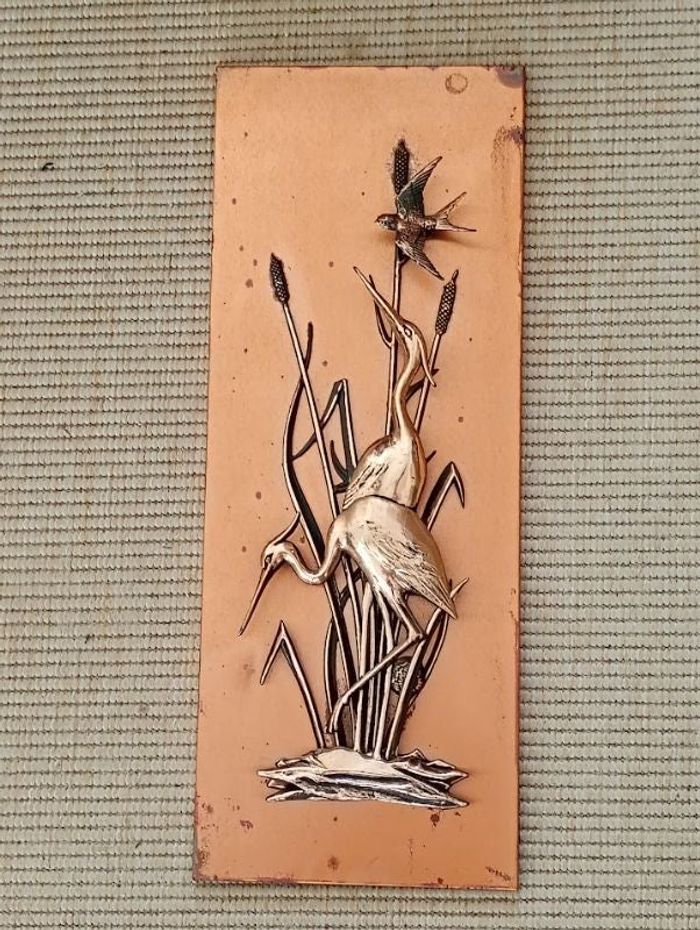 plaque cuivre décoration