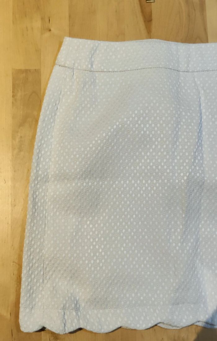 Jupe crème style broderie Camaïeu - photo numéro 2
