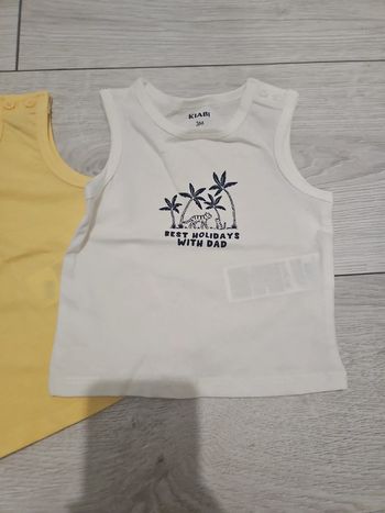 2 tee shirt sans manche