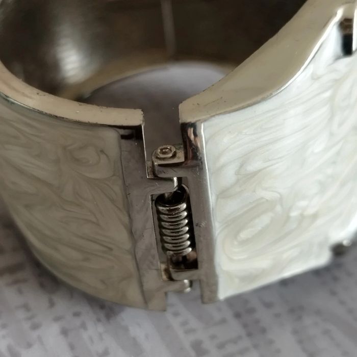 Superbe bracelet chouette acier et résine - photo numéro 6