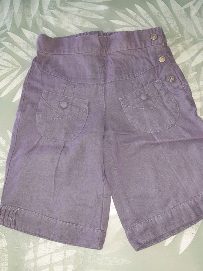 Pantacourt en lin Kiabi 24 mois