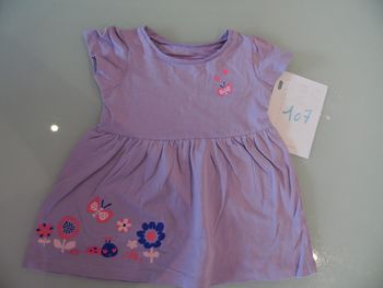 robe 6mois motif fleur