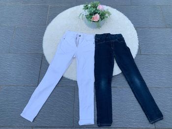 Lot 2jeans slim  fille 12ans