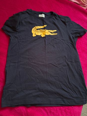Tee shirt bleu Lacoste 
