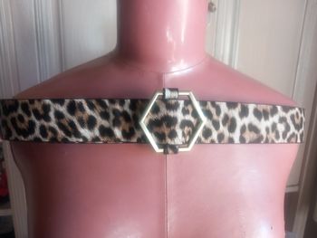 Ceinture motifs léopard 
