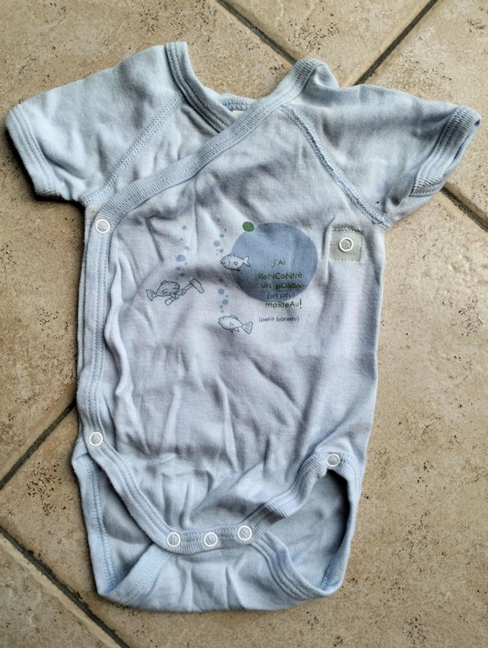 Body Petit bateau été 1 mois