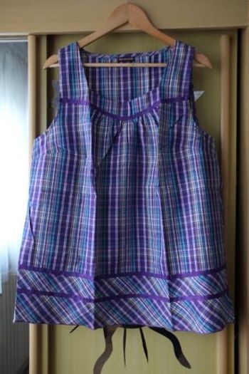 top violet rayure