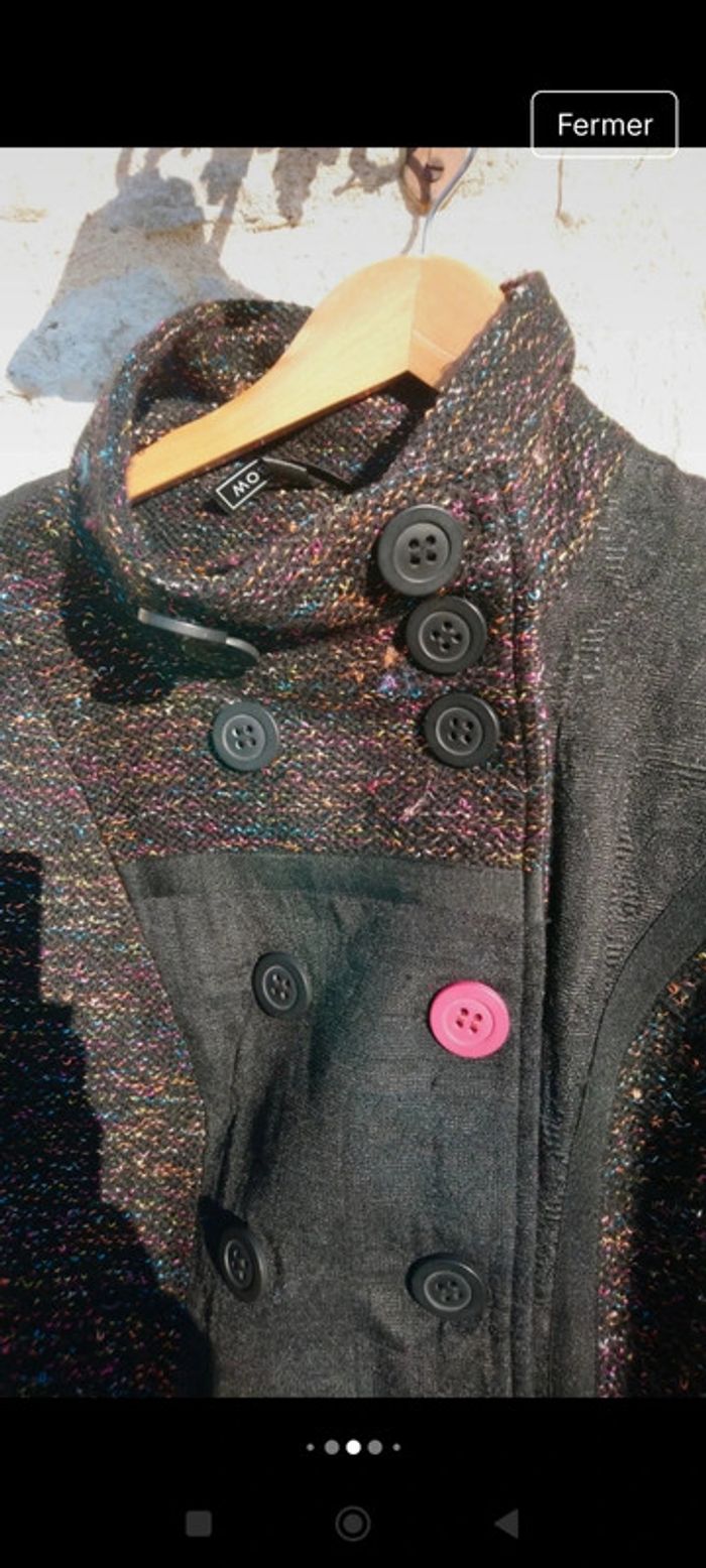 Sublime manteau coloré Rainbow 🌈 taille 44/46 - photo numéro 3