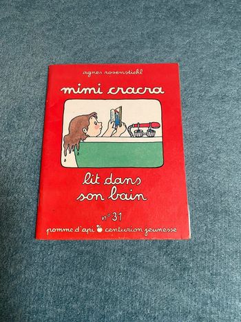 Petit livre vintage Mimi cracra lit dans son bain n°31 pomme d’api centurion jeunesse