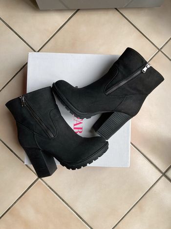 Bottines Justfab noires 38