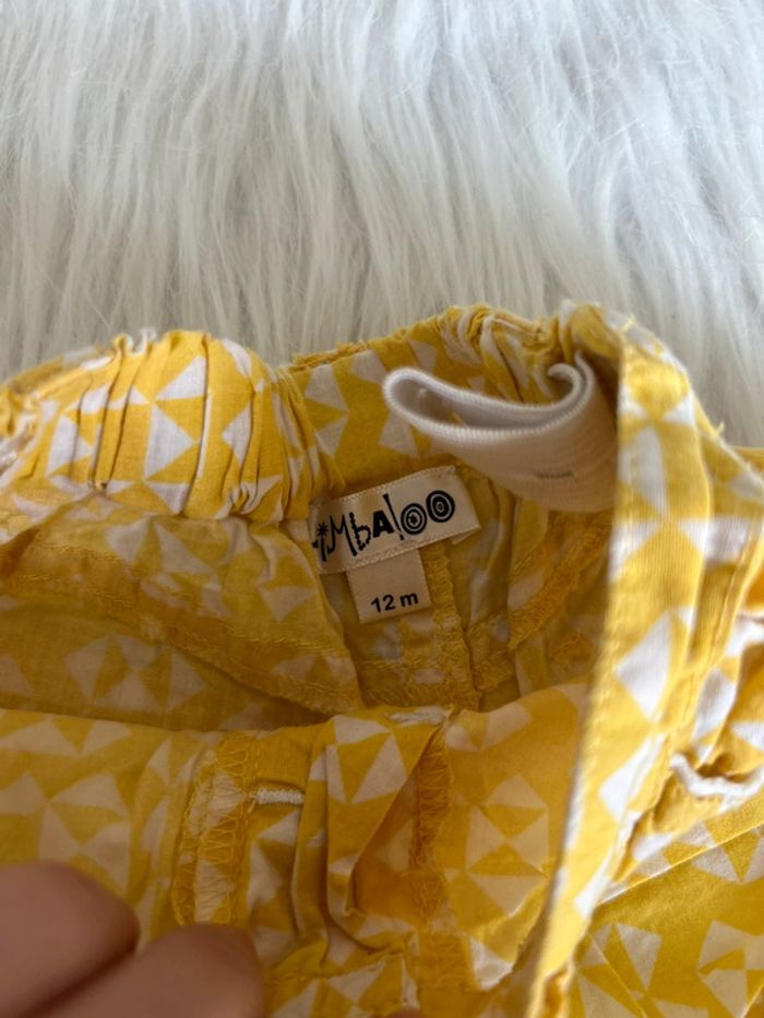 Très beau short jaune 🥰 taille 12 mois kimbaloo - photo numéro 2