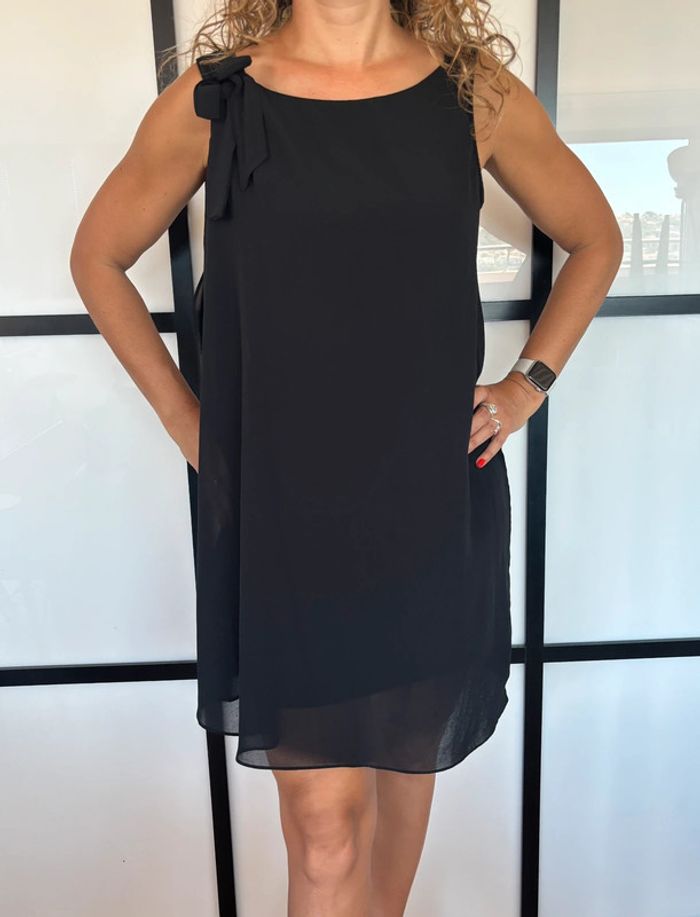 Robe élégante asymétrique Naf Naf noire 40 - photo numéro 4