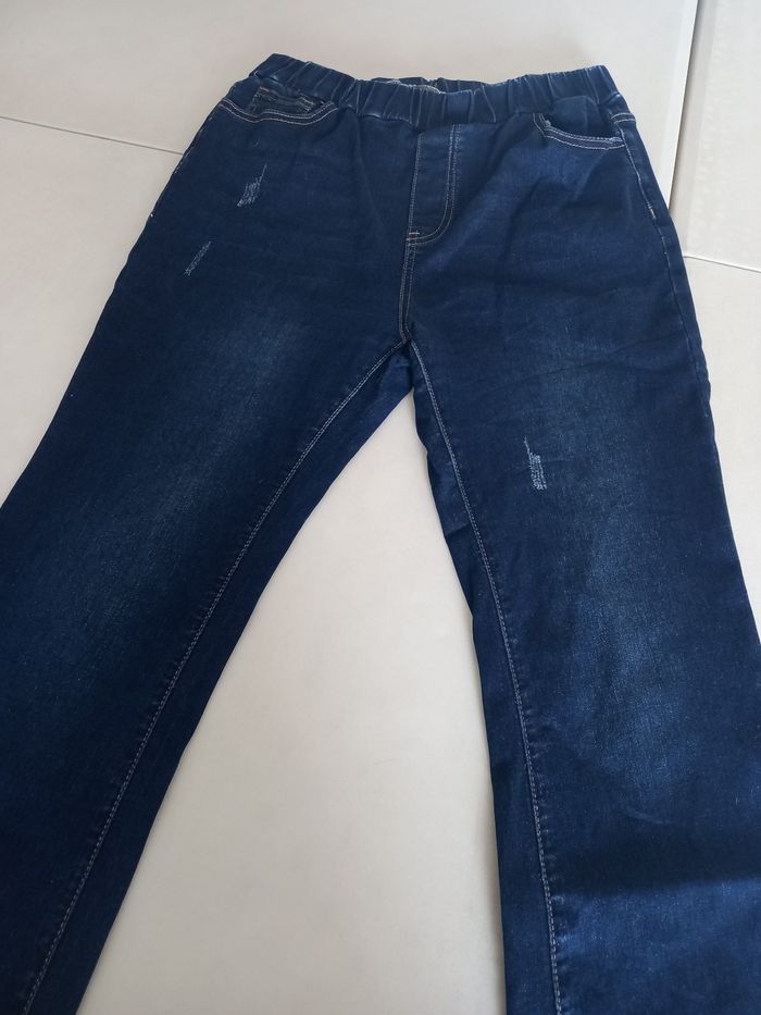 Jeans évasé taille haute et extensible - photo numéro 2