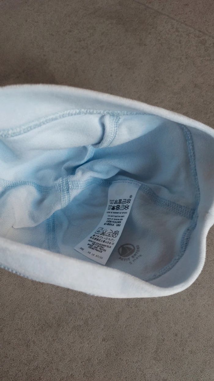 Bonnet bleu ciel petit bateau 3 mois - photo numéro 4