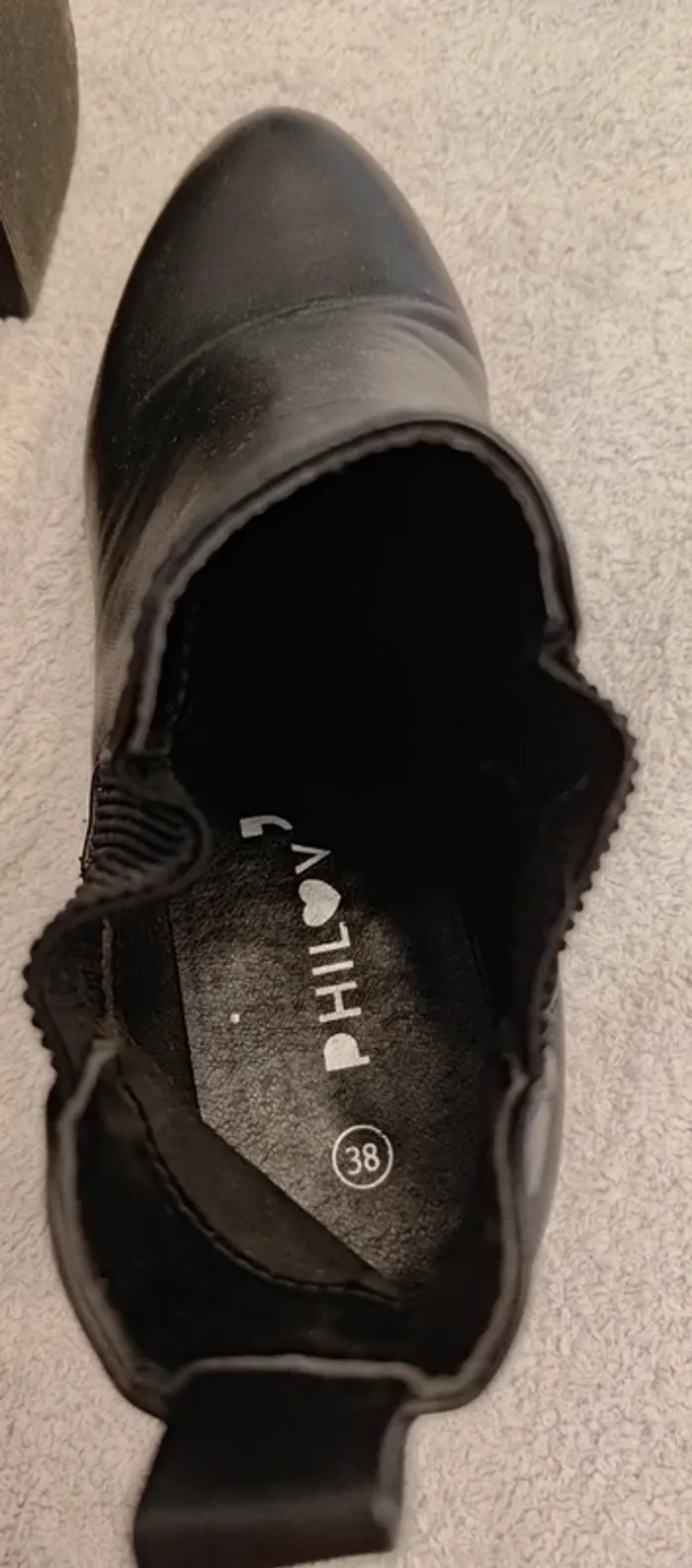Bottines noires T38 - photo numéro 4