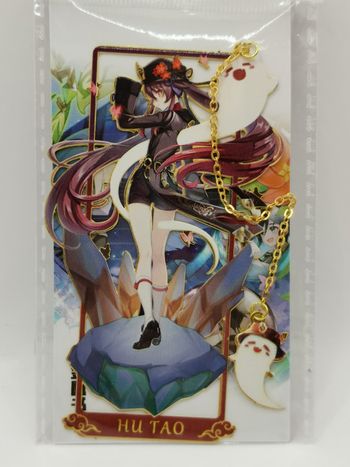 Marque-Page Métal Genshin Impact Hu Tao