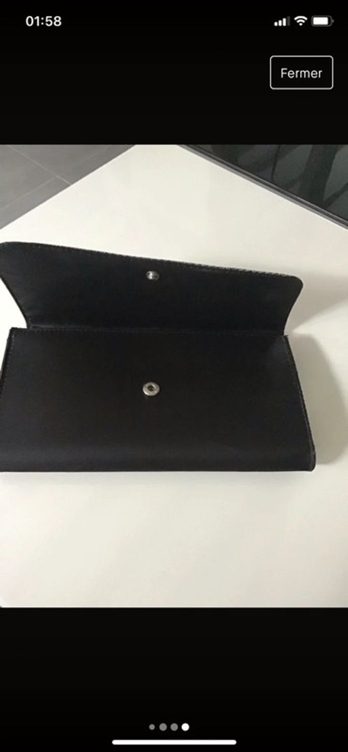 Pochette noir et argenté - photo numéro 2